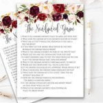 bridal shower newlywed game